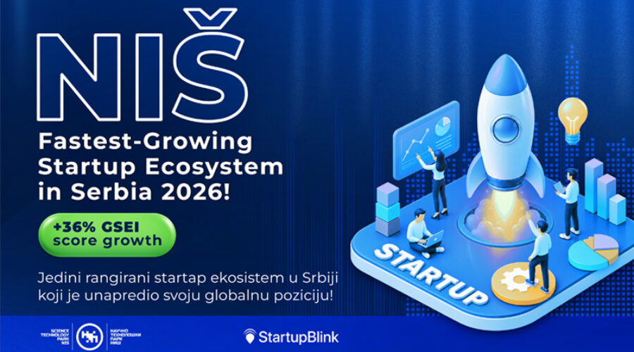 Niš dobitnik priznanja „Fastest-Growing Startup Ecosystem in Serbia“ za 2026. godinu